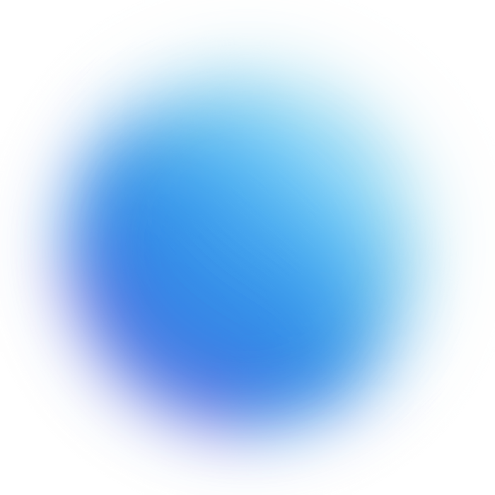 Blue Blurred Gradient Ball